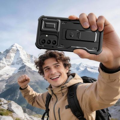 7. Etui Tech-Protect Kevlar Cam+ 2-Set na Samsung Galaxy A36 / A37 5G - czarne
