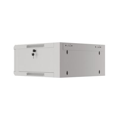 12. LANBERG SZAFA WISZĄCA 19" 4U 570X600 SZYBKI MONTAŻ (SZARA, FLAT PACK) WFFA-5604-10S