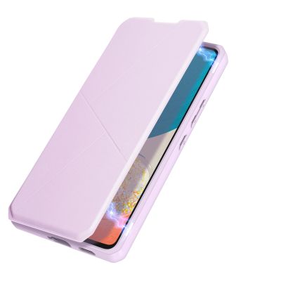 6. DUX DUCIS Skin X kabura etui pokrowiec z klapką Samsung Galaxy A73 różowy