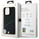 8. Etui BMW Sign Leather Textured And Line MagSafe na iPhone 16 Pro Max - czarne
