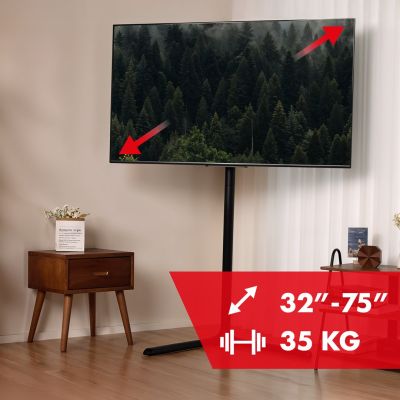 17. MACLEAN UCHWYT STOJAK PODŁOGOWY DO TELEWIZORA, 32-70", MAX. VESA 400X400, MAX. 40KG MC-494