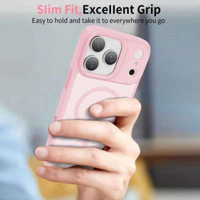 5. Etui Tech-Protect MagMat MagSafe na iPhone 17 Pro - różowe
