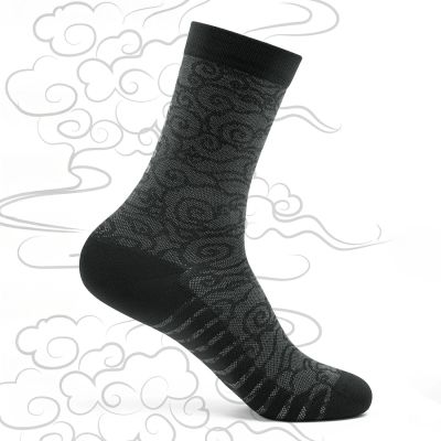 2. Skarpetki kolarskie Rockbros 490025001 ROAD TO SKY 39-42 cm - czarne