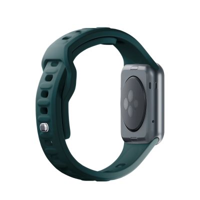 14. Pasek silikonowy 3mk Silicone Watch Strap do Apple Watch 38 / 40 / 41 mm - zielony