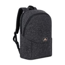 Plecak na laptop 15,6", RIVACASE Anvik, 15L, czarny, z materiału wodoodpornego, kieszenie na tablet 10,5", smartfon, dokumenty, akcesoria, butelkę