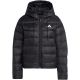 8. Kurtka damska adidas Essentials Climawarm Light Down Hoodie czarna KC1580