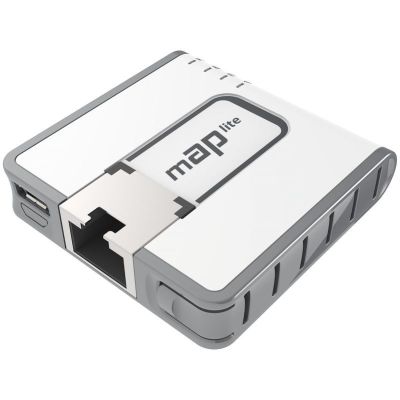 9. Router WiFi 4 Mikrotik mAP lite (RBmAPL-2nD) 2,4GHz(2x2) 1p