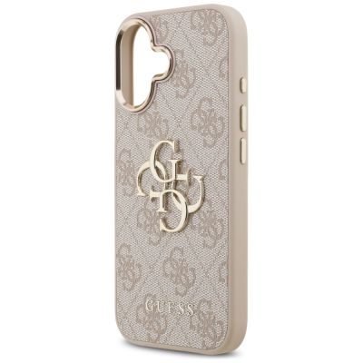 6. Etui Guess 4G Big 4G Classic Logo na iPhone 17 - różowo-złote