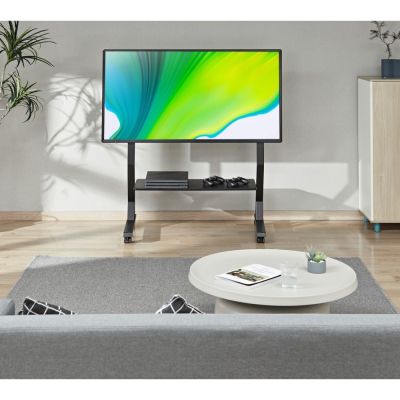 9. TECHLY STOJAK MOBILNY TV 45-90"KG DO 60KG REGULOWANY PÓŁKA AV