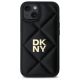 3. Etui DKNY Quilted Stack Logo na iPhone 14 - czarne