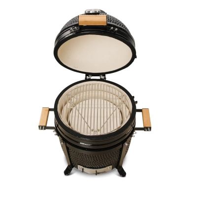 2. Kamado Bono Minimo Ceramic Grill 15” Kamado barbecue/grill Wózek Węgiel drzewny (paliwo) Czarny
