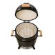 2. Kamado Bono Minimo Ceramic Grill 15” Kamado barbecue/grill Wózek Węgiel drzewny (paliwo) Czarny