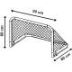 11. BRAMKA DO PIŁKI NOŻNEJ Z SIATKĄ SKŁADANA 90x60x60CM ENERO PRO