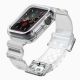 Silikonowa opaska pasek bransoleta bransoletka etui Strap Light Set do zegarka Apple Watch 42 mm - czarna