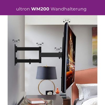 7. Ultron WM200 88,9 cm (35") Czarny