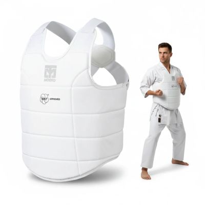 Elastyczny męski ochraniacz tułowia Karate WKF | MOOTO