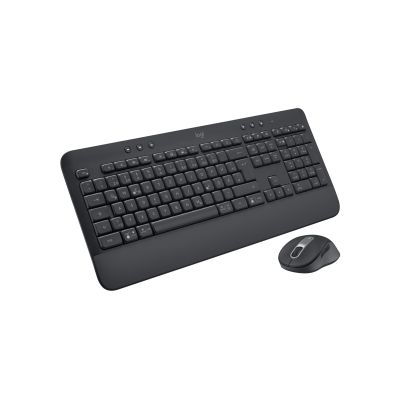 6. Logitech Signature MK650 Combo For Business klawiatura Dołączona myszka Biuro Bluetooth QWERTZ Niemiecki Grafitowy
