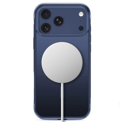 3. Etui Tech-Protect MagAir MagSafe CC na iPhone 18 Pro Max / 17 Pro Max - ciemnoniebieskie matowe