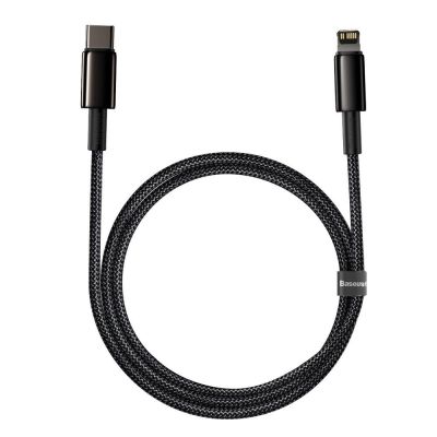3. Kabel Baseus CATLWJ-01 Lightning - USB-C PD 20W 480Mb/s 1m - czarny