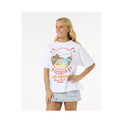 5. Koszulka RIP CURL Cove Heritage Tee biały