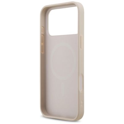 7. Etui Guess 4G Small Classic Logo MagSafe na iPhone 17 Pro Max / 18 Pro Max - różowe