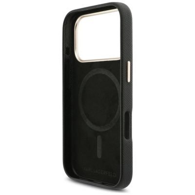 7. Etui Karl Lagerfeld Karl Head Logo MagSafe do iPhone 17 Pro - czarne
