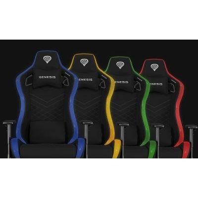 9. Fotel do gry GENESIS NFG-2247 - fotel dla gracza z obitym siedziskiem