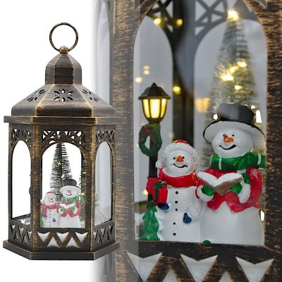 LATARNIA DEKORACYJNA LED 32CM - BAŁWAN