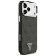 4. Etui Guess 4G Triangle Logo MagSafe na iPhone 17 Pro Max / 18 Pro Max - czarno-srebrne