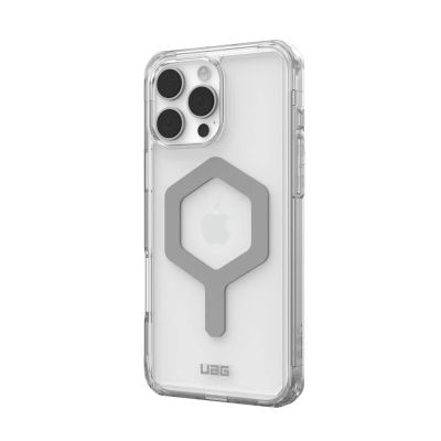 4. Etui UAG Urban Armor Gear Plyo MagSafe do telefonu Apple iPhone 16 Pro Max, Lód (przezroczysty)/srebrny