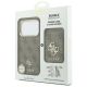 11. Etui Guess 4G z portfelem Magsafe na iPhone 18 Pro / 17 Pro - brązowe