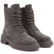 4. Skórzane botki damskie workery zamsz khaki Sergio Leone TR-02