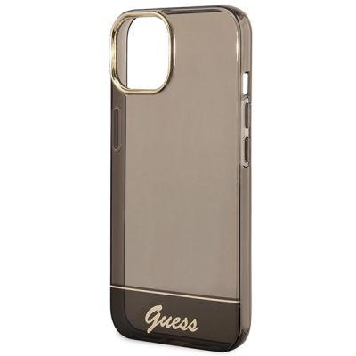 6. Etui Guess Translucent na iPhone 14 - czarne