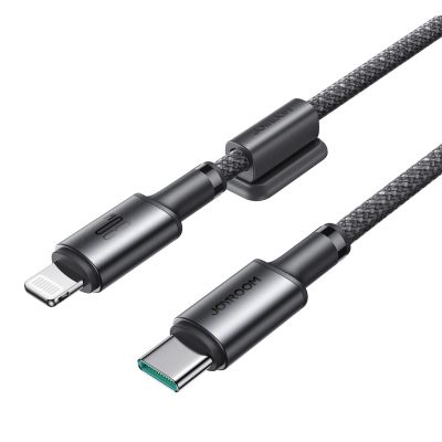 3. Kabel Joyroom S-A50 Unlimited Series 30W USB-C - Lightning z organizerem magnetycznym 1,2m - szary