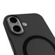 5. Etui silikonowe Puro Daylight kompatybilne z Magsafe na iPhone 17 - półprzezroczyste czarne
