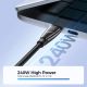 6. Kabel Joyroom Pioneer Series SA31-CC5 USB-C / USB-C 240W 1.2m - czarny
