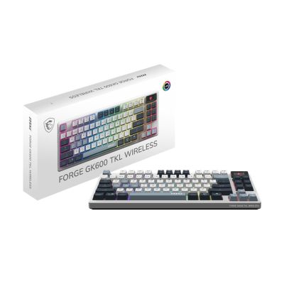 5. Klawiatura do gier MSI FORGE GK600 TKL Wireless SKY Bezprzewodowa