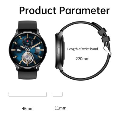 12. Smartwatch RUBICON RNCF11 Black SMARUB240