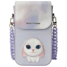 Torebka Nimmy Big Eyed Pet 2.0 Rabbit na telefon - fioletowa