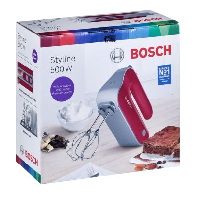 7. Mikser ręczny BOSCH MFQ 40303 (500W; kolor czerwony)