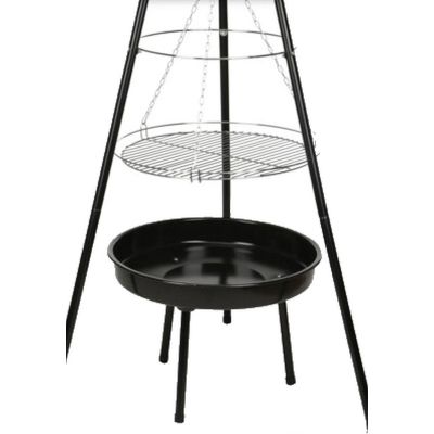 12. GRILL OGRODOWY WISZĄCY NA TRÓJNOGU 52CM