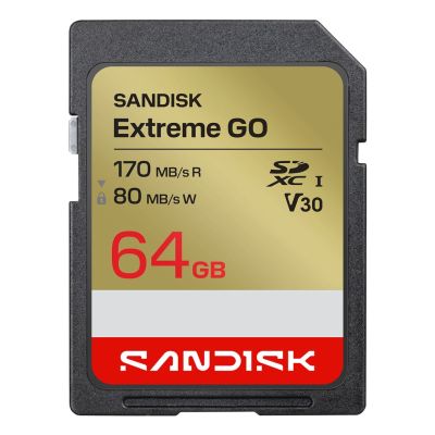 Sandisk Extreme Go SD UHS-I 64GB SD 170MB/s(R) / 80MB/s(W)