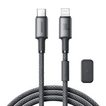 Kabel Joyroom S-A50 Unlimited Series 30W USB-C - Lightning z organizerem magnetycznym 1,2m - szary