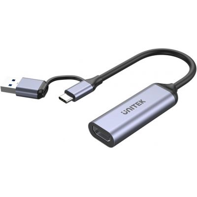 4. UNITEK KARTA DO STREAMINGU USB-C/A, 4K HDMI 1.4B