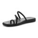 3. CROCS MIAMI TOE LOOP SANDAL W BLACK 209862-001