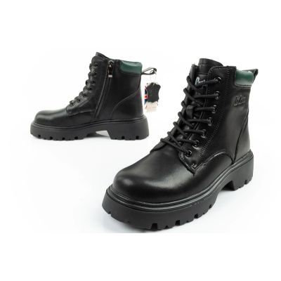 8. Lee Cooper buty botki trapery damskie sztyblety skórzane ocieplane sznurowane