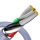 4. Baseus Crystal Shine Series kabel przewód USB do szybkiego ładowania i transferu danych USB Typ A - Lightning 2,4A 2m fioletowy (CAJY000105)