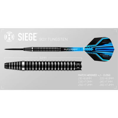 4. Rzutki Harrows Siege 90% Steeltip HS-TNK-000016027