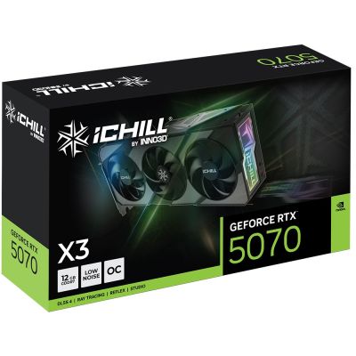 3. INNO3D iChill GeForce RTX 5070 X3 NVIDIA 12 GB GDDR7