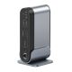 10. Stacja dokująca USB-C Baseus UnionJoy 2xHDMI4K@60Hz 1xDP4K@60Hz 3xUSB-A3.0 2xUSB-C3.0 2xUSB-A2.0 1xRJ45 PD PC 1xSD+TF 1x3.5mm minijack - szara